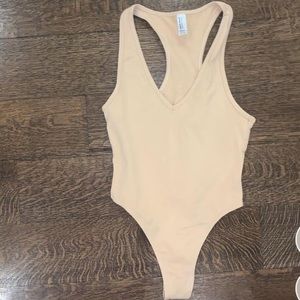American Apparel Nude Bodysuit
